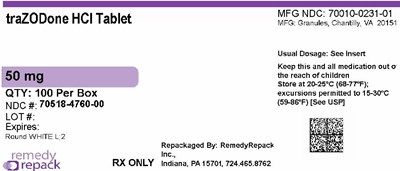 Mm1 (Trazodone HCl 50mg 70518 4760 00)